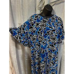 Dress worthington blue floral dress